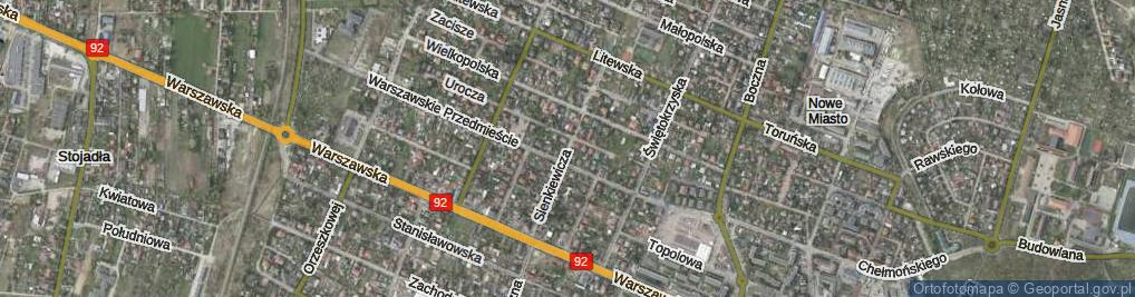 Zdjęcie satelitarne Sienkiewicza Henryka ul.